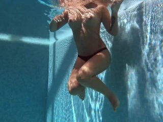 underwater girls, pornstar, juicy teen, poolside