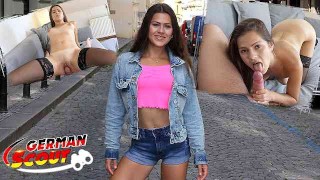 ROUGH SEX Makes Teen Cum Cute Serina Gomez With Tight Ass Pickup And Fuck GERMAN SCOUT