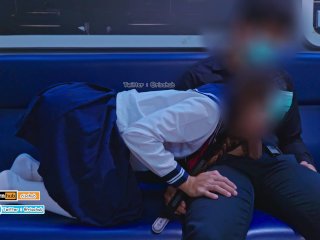 4K Thai Cut, Horny Risa Gets Fucked_on a Train_[thai Amateur]_Creampie.