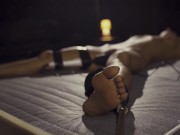 Preview 1 of Bondage orgasm - Nikky Thorne - Princess Nikki - Marcus - Hitachi - Tied to orgasm - Naked