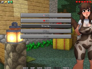 Minecraft Horny Craft - Part 2 - Hot CowGirl Make_Ahegao And_Strip By LoveSkySanHentai