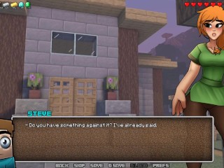 Minecraft Horny Craft - Part 3 - Alex Gives Blowjob To Steve By LoveSkySanHentai