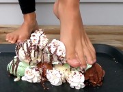 Preview 3 of Asmr Ice Cream Sundae Crush with Sweet Feet