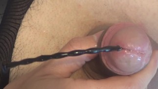 My First Time Urethral Sounding - CBT