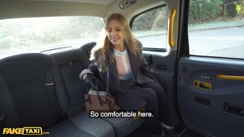 Fake Taxi Jayla De Angelis Wraps Her Gloves Around Cabbie's Cock