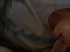 Close up BlowJob  Milf milks throbbing 8 inch cock