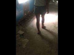 Video Shoved teacher's dick in pussy in an abandoned building. Real POV on an abandoned object.