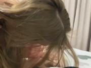 Preview 6 of MY STEP SISTER GENTLY REST MY SWEET COCK WITH CUM ON TITS