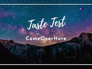 blindfolded taste test [cumplay] [m4f] [blowjob] [licking][teasing] [passion] Erotic Audio