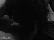 Preview 2 of (Black & White) Bareback Sex with a Curly-Haired Non-Binary Bottom