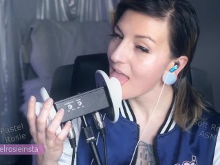 sexy twitch streamer, tongue fetish, pastel rosie asmr, sexy asmr