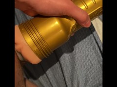 Fucking the sh** out of my FLESHLIGHT! STAMINA Training unit. 