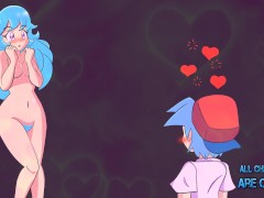 Sky se quita la ropa-DESNUDO