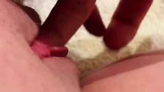 Extra wet teen fingering
