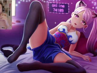 succubus, catgirl, big tits, neko