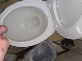 Tinkle all over the toilet