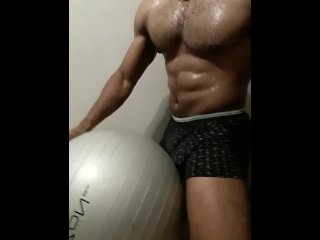 bbc, cumshot, muscular guy, black guy