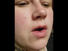 Wifey inhales