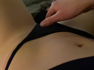 I Can't Stop Moaning While My_Boyfriend Fingers My_Wet Pussy