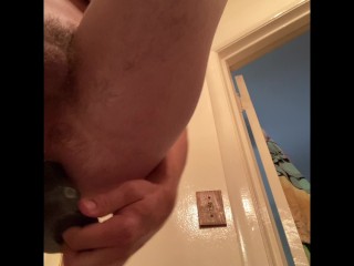 Close up anal_after being plugged all day long