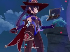 Mona - Genshin Impact ryona + ragdoll ラグドール - English/ Japanese リョナ/ Korean 료나/ Chinese 良娜