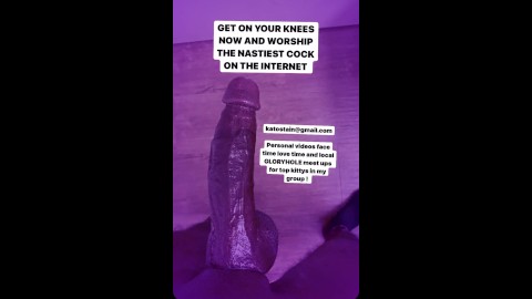 MAN MEAT 🥩 PRIME MASTER BULLY COCK STIFF FRESH FULL OF SWEET CUM - spit in ya face while sucking 