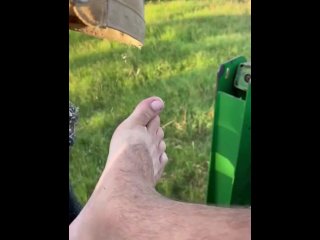 solo male, muscular men, feet, vertical video