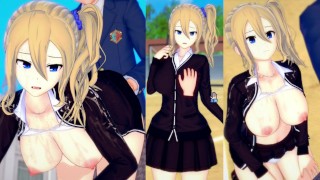 The Anime Video Game Koikatsu Kaguya-Sama Wa Kokurasetai Ai Hayasaka 3D CCG Big Breasts Is A Hentai Game
