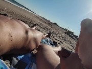 Preview 2 of Blowjob on public beach