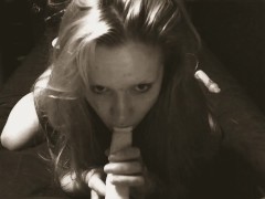 Crazy Chick Sucks a Dick
