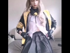 伪娘鹿岛45姐cos震动棒自慰~ - Screenshot 2 of 16 - Femboy