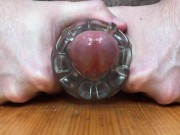 Preview 1 of Guy Humping Fleshlight And loud Moaning Cumshot - Intense Hard Moaning