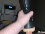 Preview 2 of Fleshlight Pussy Fuck Slow mo  Cumshot