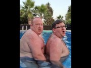 Preview 3 of Daddy Fucks Boy In Swimming Pool