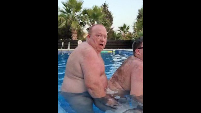 Daddy Fucks Boy In Swimming Pool