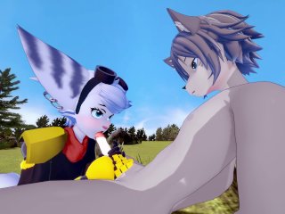 HOT SEX WITH RIVET - 4K RATCHET AND CLANK FURRY PORN