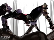 Preview 4 of [Blacked] Widowmaker riding cock like a spider Deep anal [Grand Cupido]( Overwatch )