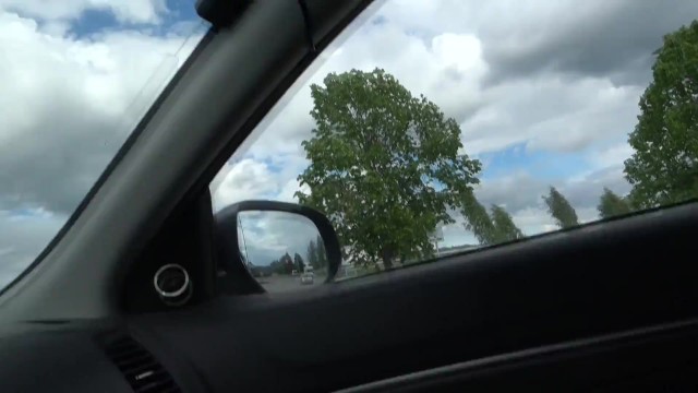 Fingering schoolgirls pussy in a parking lot next to supermarket in exchange for a ride