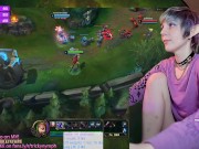 Preview 1 of Tricky Nymph Dominates their League of Legends Game LIVE on Chaturbate!