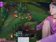 Preview 3 of Tricky Nymph Dominates their League of Legends Game LIVE on Chaturbate!