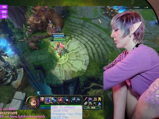 Tricky_Nymph Dominates Their League of Legends Game LIVE_on Chaturbate!