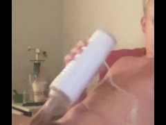teaser of 13 minute long video on OF cumming from fleshlight (SUBSCRIBE FOR MORE)