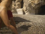 LITERAL SEX ON THE BEACH! CUM SHOT ON THE TITS TO FINISH!