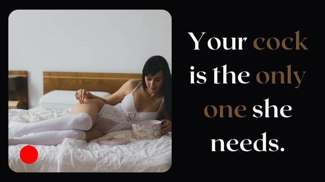 She can't stop thinking about your cock - cock worship (Audio Erotic)