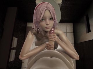 Sakura Haruno wants your milk. Are you going to give it to her?