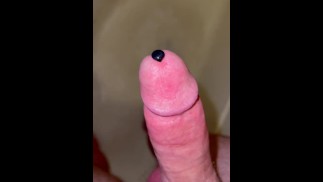 Cumming from pulling a 20 inch sound out of my cock