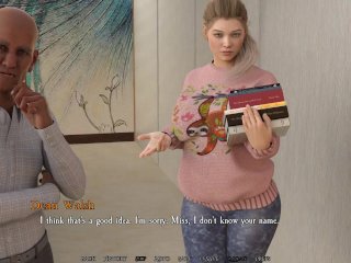 sexy girl, gameplay, student, 3d