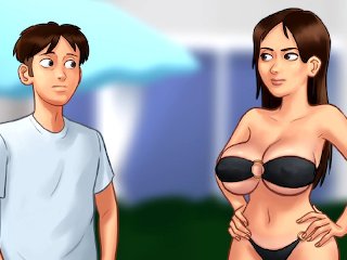 dildo, big boobs, big ass, cartoon