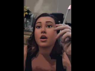 吸烟时打手枪口交