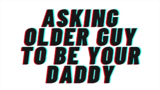AUDIO: Pidiendo a un chico mayor que sea tu papá. Te hace su buena chica. [Papá Dom] [Degradación] [Elogios]